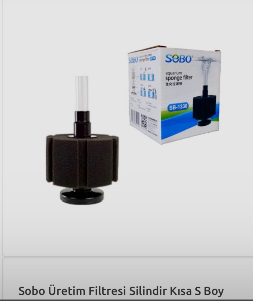 AKVARYUM SB-1330 PİPO FİLTRE KISA S BOY